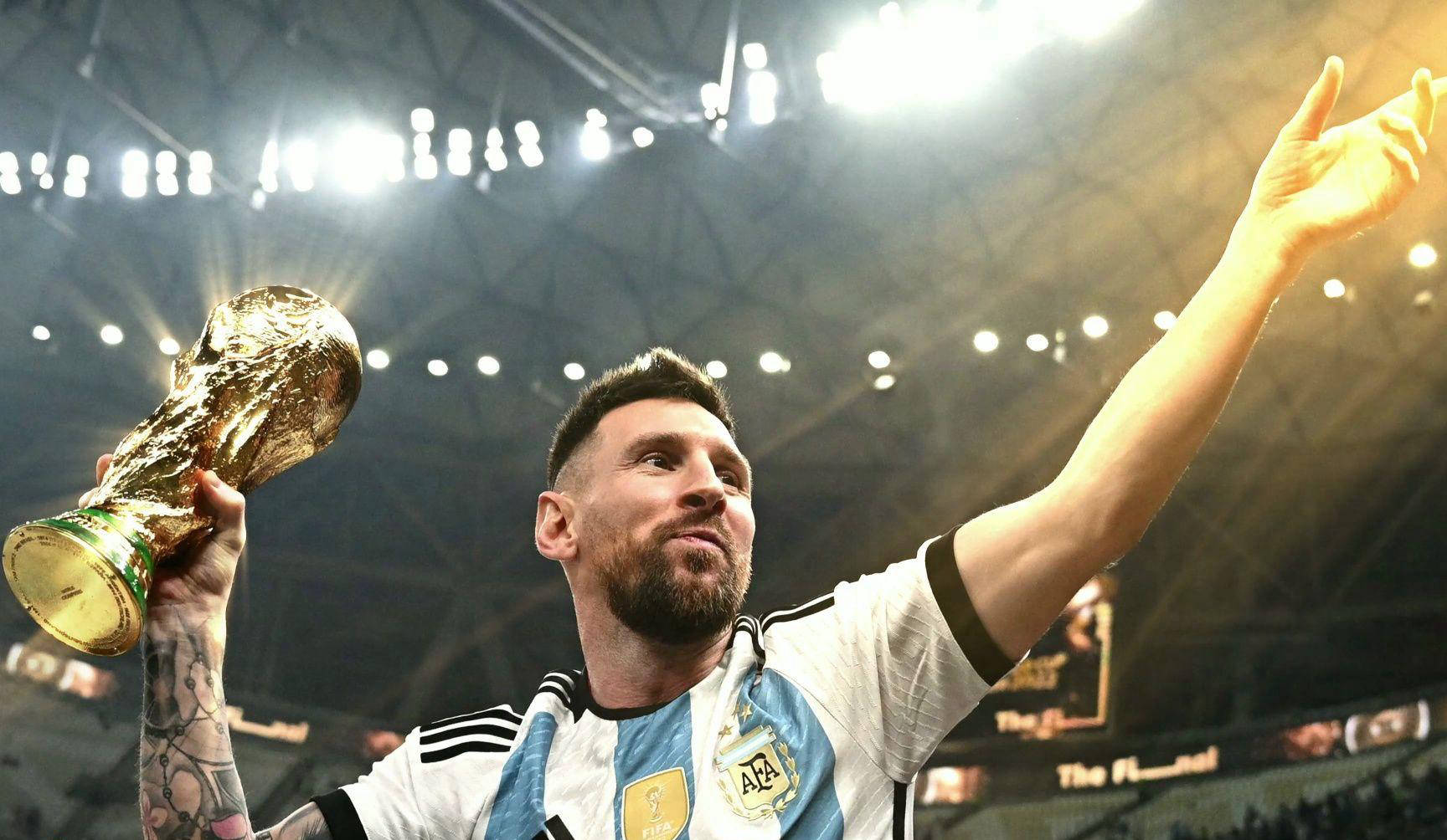 阿根廷足球巨星梅西为阿根廷足球队打进制胜球的简单介绍