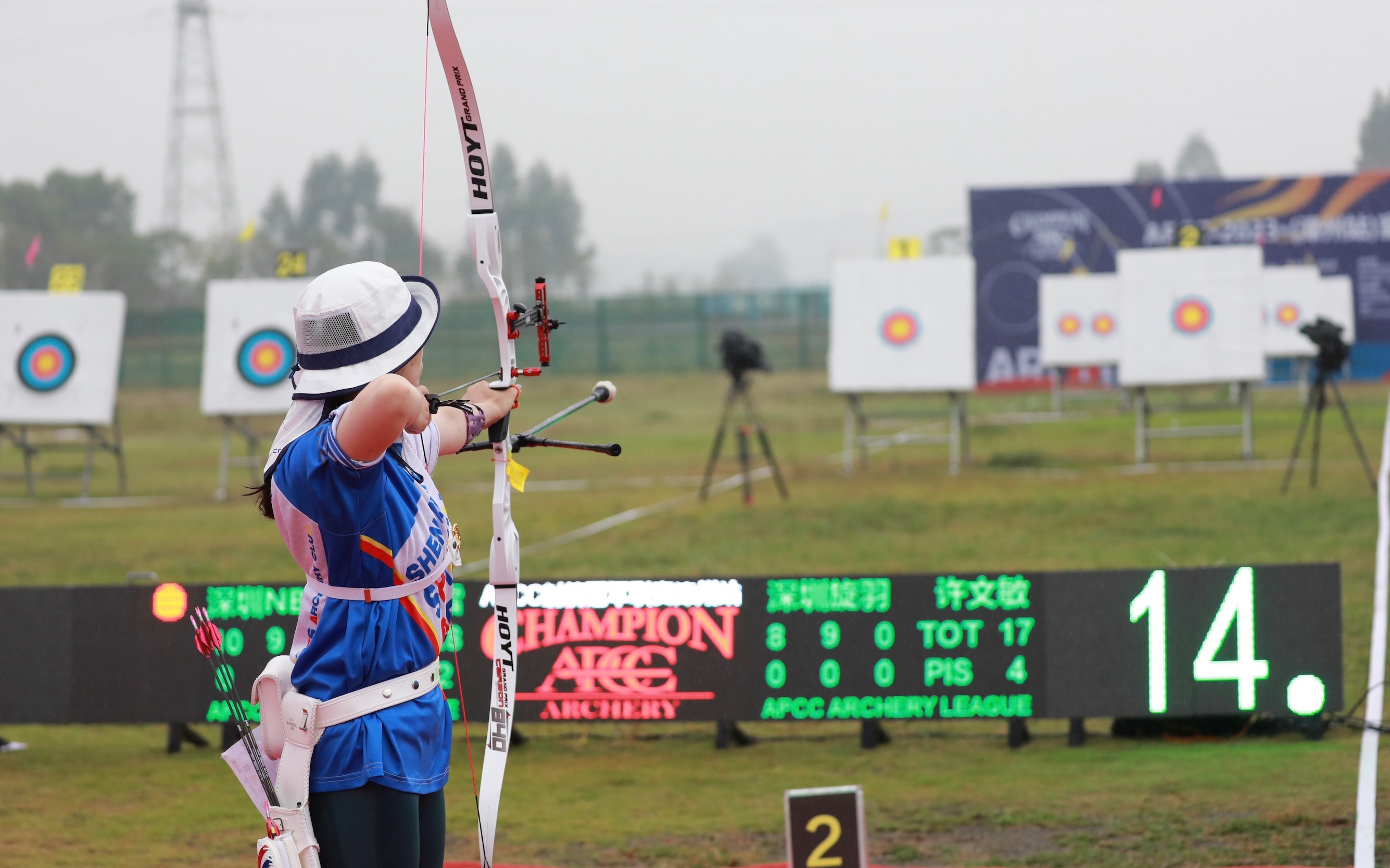 雷火电竞官网-射箭比赛中法国选手秀出神级射术